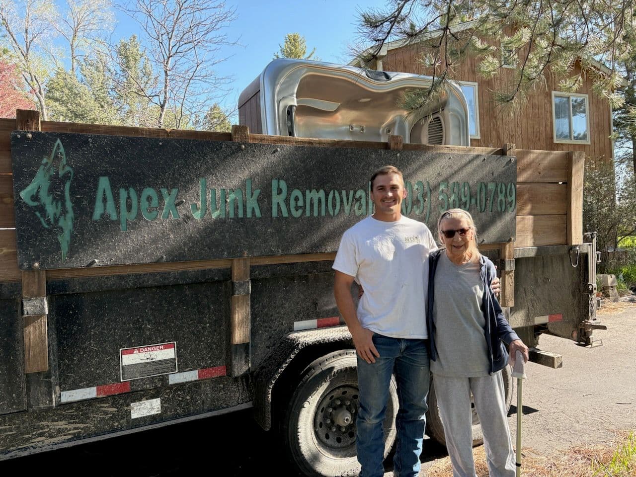 Project Free Haul Away Delights Loyal Apex Junk Removal Customer image